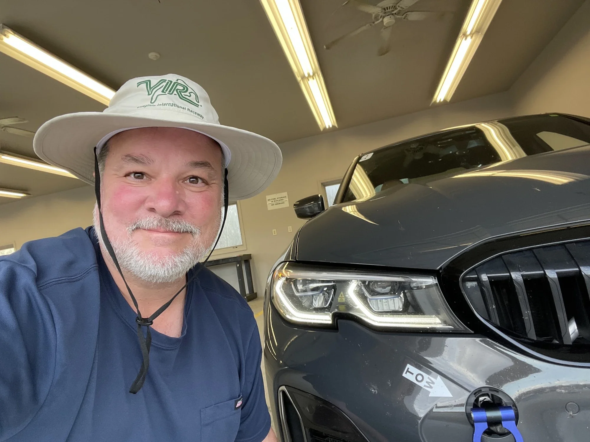 With the M340i in the VIR garages, March 2022